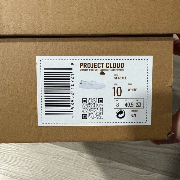 Project Cloud Seasalt Men’s Boat Shoes. size 10 main image 4